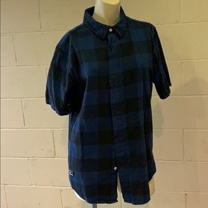 Four star short sleeve flannel size S